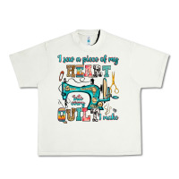 Pistachio i sew a piece of my heart into every quilt i make Urban Heavy Tee - RanaPortraitStore