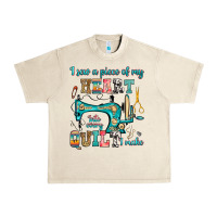 Sandshell i sew a piece of my heart into every quilt i make Urban Heavy Tee - RanaPortraitStore