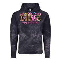 Cloud Black love my soldier olivia Vintage Hoodie - OliviaCreatesArt