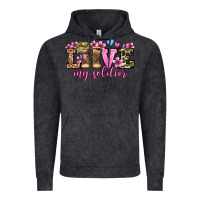 Vintage Black love my soldier olivia Vintage Hoodie - OliviaCreatesArt