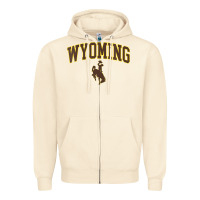 Sandshell Womens Wyoming Cowboys Apparel Fan Favorite Arch Zipper Hoodie - longCreatives