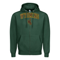 Sports Green Womens Wyoming Cowboys Apparel Fan Favorite Arch Zipper Hoodie - longCreatives