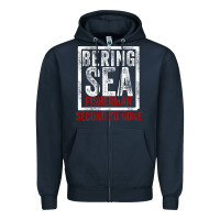 Navy Bering Sea Fisherman second to none dutch harbor Alaska Zipper Hoodie - longCreatives