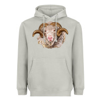 Moon Dust merino wool ram Heavyweight Hoodie - BarkalooDesign