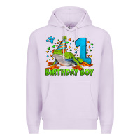 Birthday Boy Frog Age 1 Premium Hoodie | Teevron