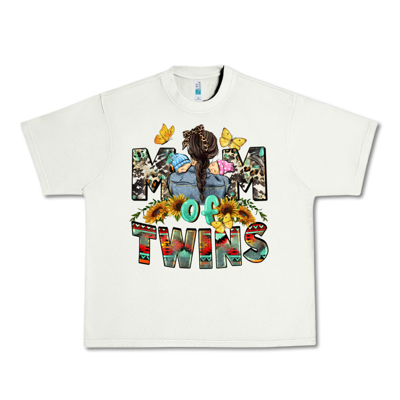 Mom Of Twins Mother's Day Urban Heavy Tee by CowGirlArtShop | Teevron