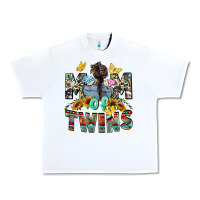 White Mom of twins Mother's Day Urban Heavy Tee - CowGirlArtShop