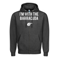 I_m With Barracuda Halloween Costume Party Matching Zipper Hoodie | Teevron