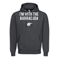 Smoke I_m With Barracuda Halloween Costume Party Matching Zipper Hoodie - longCreatives