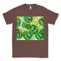 Chestnut monstera leaf Classic Tee - TumblerDesignByShophia