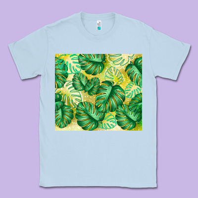 Monstera Leaf Classic Tee Designed By Tumblerdesignbyshophia