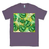 Lavender monstera leaf Classic Tee - TumblerDesignByShophia