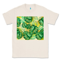 Natural monstera leaf Classic Tee - TumblerDesignByShophia