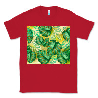 Red monstera leaf Classic Tee - TumblerDesignByShophia
