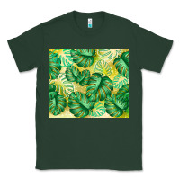 Sports Green monstera leaf Classic Tee - TumblerDesignByShophia
