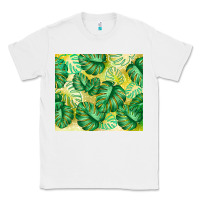 White monstera leaf Classic Tee - TumblerDesignByShophia