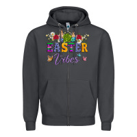 Smoke easter vibes and butterfly with bunny and flowers Zipper Hoodie - Artiststas