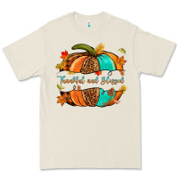 Bone pumpkin thankful and blessed Premium Tee - NancyCooperArtShop