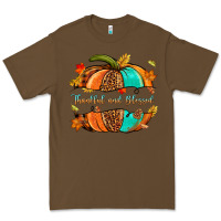 Cacao pumpkin thankful and blessed Premium Tee - NancyCooperArtShop