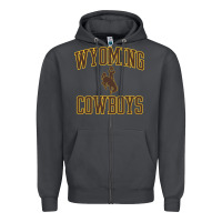 Smoke Wyoming Cowboys Men's Apparel Gameday Arch Over Cowboys Sweat Zipper Hoodie - longCreatives