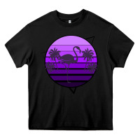 Black Flamingo Palm Heavy Core Tee - Bettercallsaul