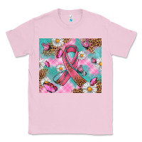 Bubblegum Pink Breast Cancer Ribbon Stethoscope Classic Tee - Artiststas