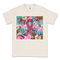 Natural Breast Cancer Ribbon Stethoscope Classic Tee - Artiststas