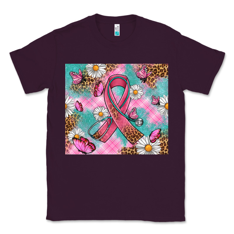 Breast Cancer Ribbon Stethoscope Classic Tee by Artiststas | Teevron