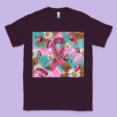 Breast Cancer Ribbon Stethoscope Classic Tee Designed By Artiststas