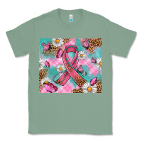 Sage Breast Cancer Ribbon Stethoscope Classic Tee - Artiststas