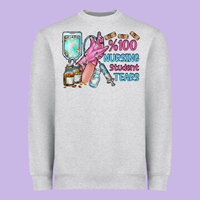 Nursing Student Tears Heavyweight Sweatshirt Designed By Racoondesign
