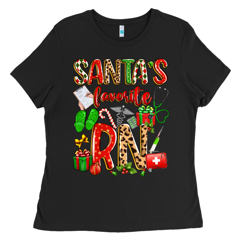 Santa's Favorite Rn Ladies Tee by texasbilliewilder | Teevron