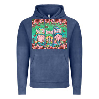 Vintage Denim Easter gnomes Vintage Hoodie - OliviaCreatesArt