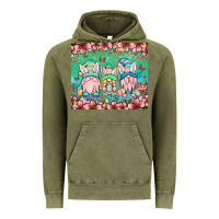 Vintage Olive Easter gnomes Vintage Hoodie - OliviaCreatesArt