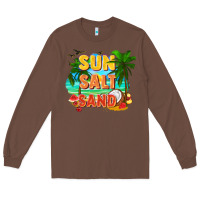 Chestnut Sun salt sand Long Sleeve Tee - FaDigitalArtStudio