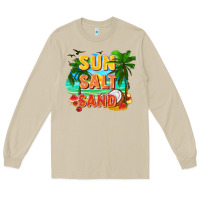 Mushroom Sun salt sand Long Sleeve Tee - FaDigitalArtStudio