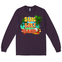 Plum Sun salt sand Long Sleeve Tee - FaDigitalArtStudio