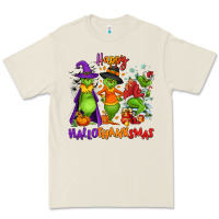 Bone Happy Hallothanksmas Premium Tee - NancyCooperArtShop