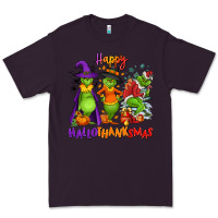 Plum Happy Hallothanksmas Premium Tee - NancyCooperArtShop
