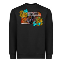 Black oh snap Heavyweight Sweatshirt - RacoonDesign