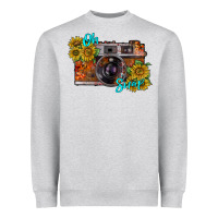 Heather Grey oh snap Heavyweight Sweatshirt - RacoonDesign