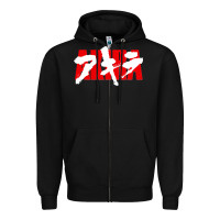 Black Akira Movie Classic Zipper Hoodie - longCreatives
