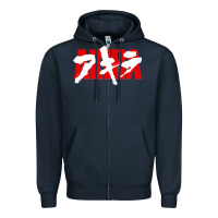 Navy Akira Movie Classic Zipper Hoodie - longCreatives