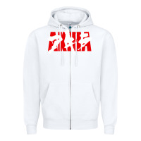 White Akira Movie Classic Zipper Hoodie - longCreatives