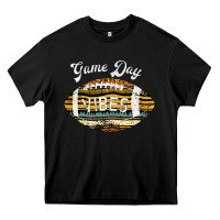 Black Game Day Vibes Heavy Core Tee - Bettercallsaul