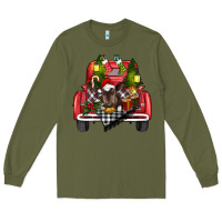 Army Green christmas truck Long Sleeve Tee - RanaPortraitStore