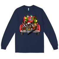 Navy christmas truck Long Sleeve Tee - RanaPortraitStore