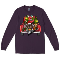Plum christmas truck Long Sleeve Tee - RanaPortraitStore