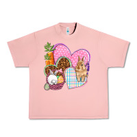 Salmon Easter hearts Easter Day Urban Heavy Tee - HowdyJamesFarm