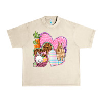 Sandshell Easter hearts Easter Day Urban Heavy Tee - HowdyJamesFarm